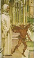 Moine possd par le dmon (fresque du 1505)